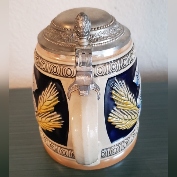 Vintage Gerz West Germany Handpainted Beer Stein - Picture 8 of 9